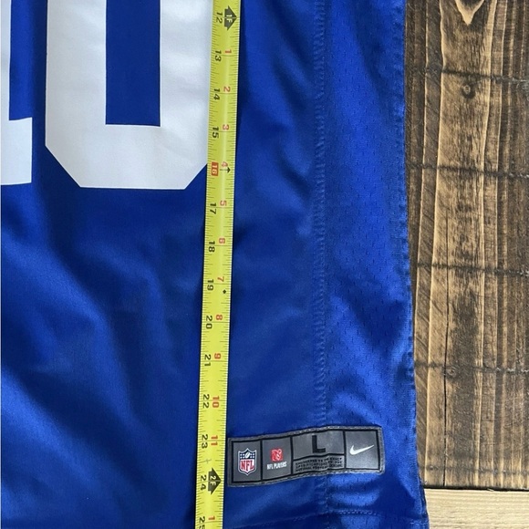 Eli Manning #10 New York Giants Youth Large Blue NFL Jersey - Picture 8 of 8